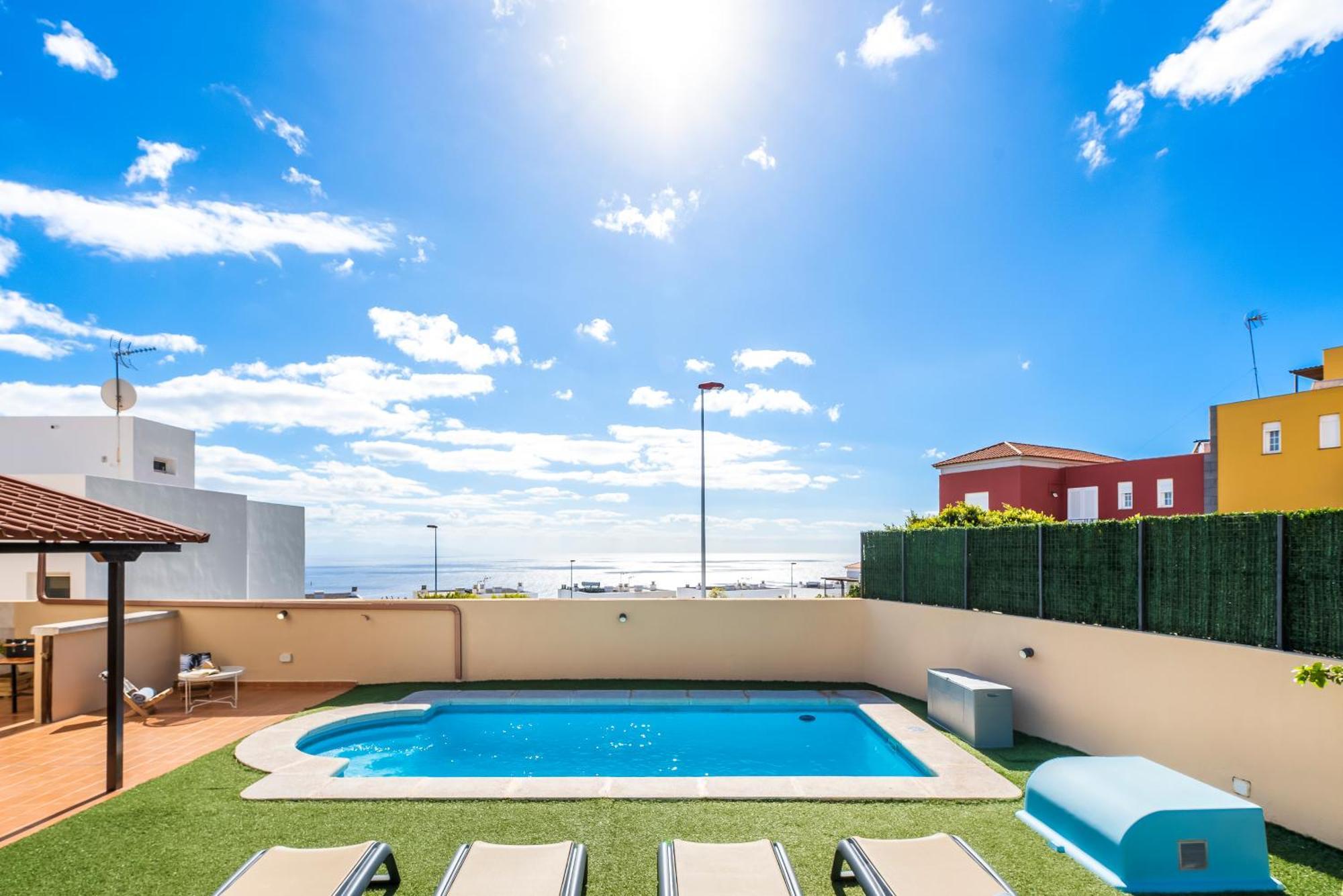 Villa Trueno Refugio De Lujo Con Piscina Climatizada Y Vistas Канделария Экстерьер фото